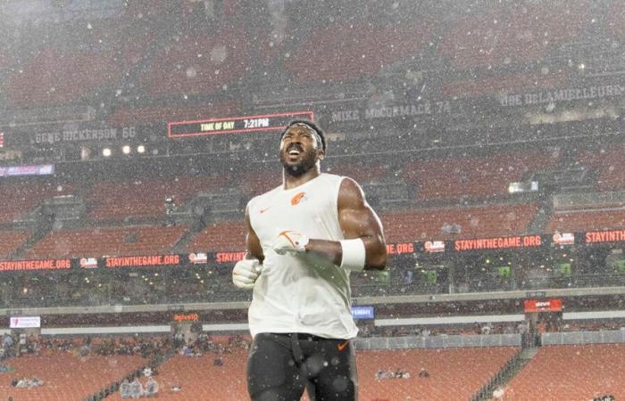 Le match Chiefs contre Browns pourrait être affecté par les vents violents et la pluie à Cleveland