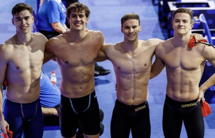 Record de Suisse mais pas de finale pour le relais 4×100 quatre nages