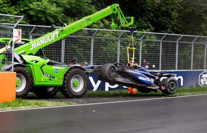 L’année sombre de Williams en images