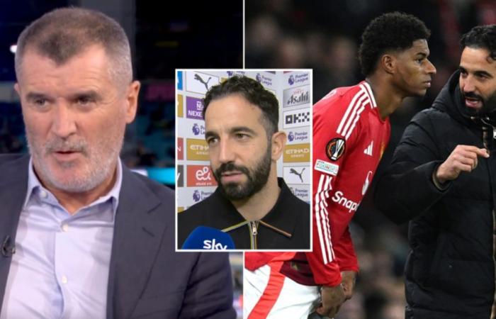 Roy Keane fait une « mauvaise » affirmation alors qu’il réagit au fait que Ruben Amorim ait exclu Marcus Rashford de l’équipe de Man Utd – Man Utd