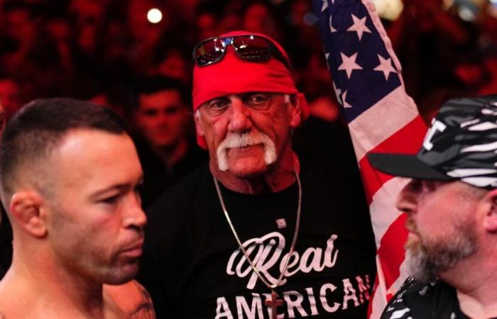 Regardez Colby Covington sortir avec Hulk Hogan et sa chanson thème « Real American » à l’UFC Tampa