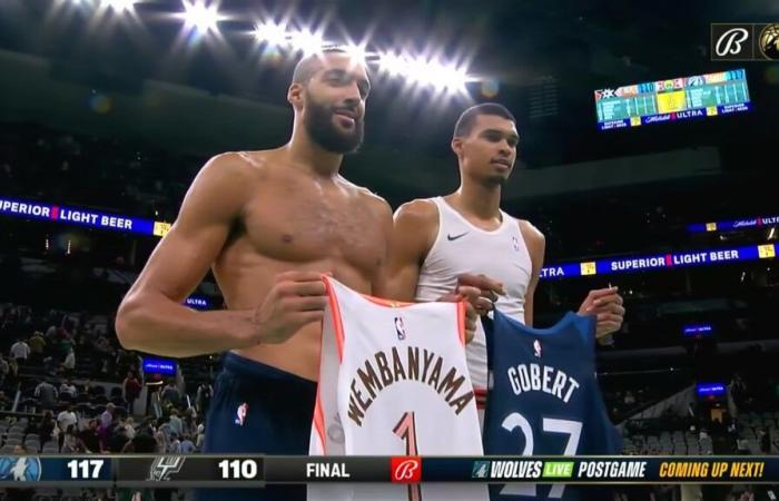 Victor Wembanyama défie Rudy Gobert