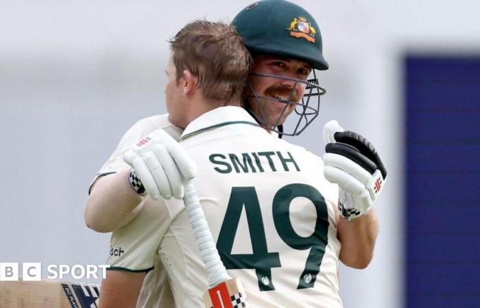 Steve Smith et Travis Head ont frappé des siècles lors du test de Brisbane