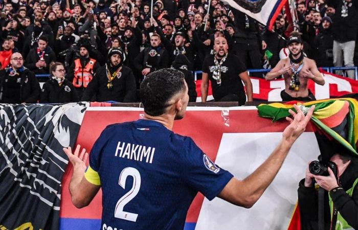 Hakimi en crise lors du match entre le Paris Saint-Germain et Lyon (vidéo)