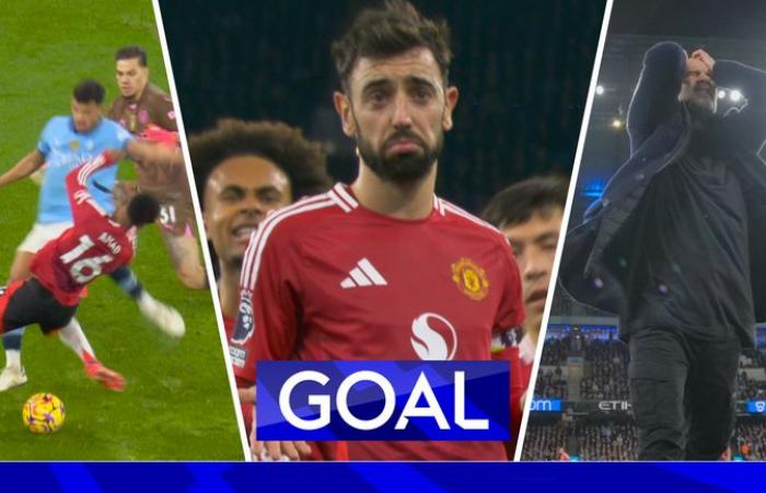 Man City 1-2 Man Utd: Amad Diallo marque le vainqueur alors que Ruben Amorim revient tardivement pour aggraver les malheurs de Pep Guardiola