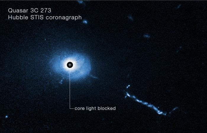 La NASA observe un jet de trou noir heurtant un objet énigmatique à 12 millions d’années-lumière