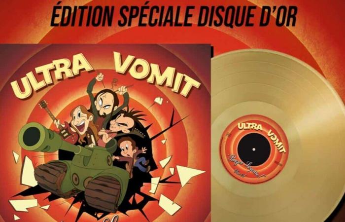 Ultra Vomit célèbre le record d’or de Panzer Surprise ! avec une édition spéciale vinyle doré et prépare une tournée exceptionnelle pour 2026