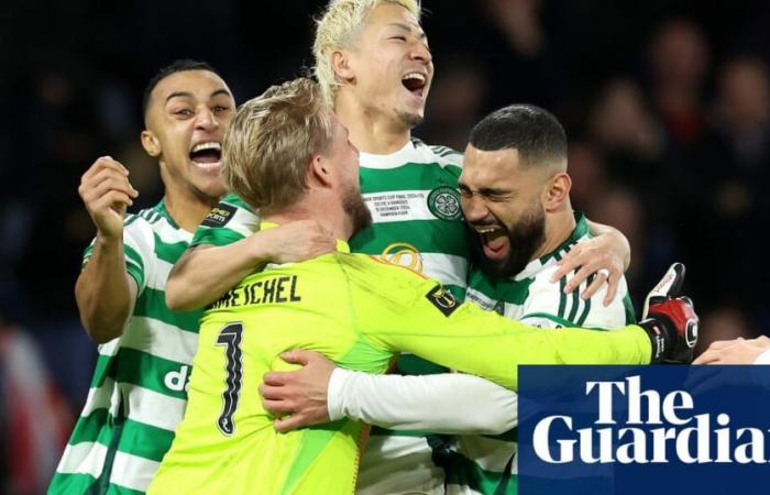 Le Celtic a battu les Rangers aux tirs au but en finale de la Coupe de la Ligue après un thriller de six buts