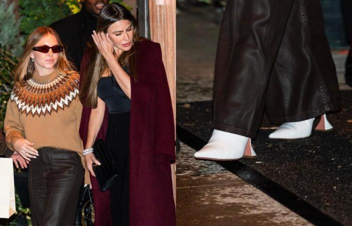 Sydney Sweeney sort à nouveau dans les bottes d’Amina Muaddi pour une sortie avec Sofia Vergara à New York