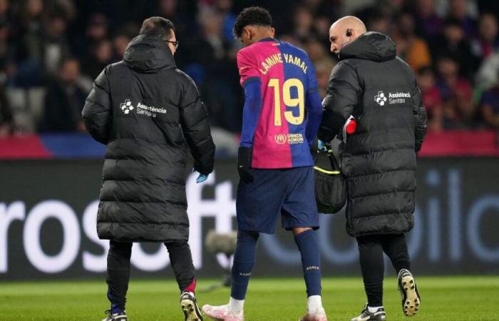 Lamine Yamal de Barcelone manquera le choc contre l’Atlético Madrid en raison d’une blessure