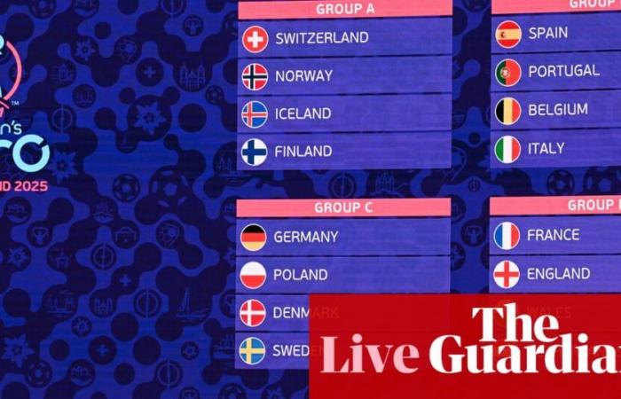 Tirage au sort de l’Euro 2025 féminin – en direct