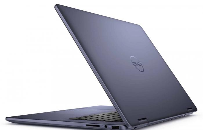 Promo 1109€ Dell Inspiron 16 7640 2-en-1, Ultrabook Tablette Tactile 16″ mini-LED 2.5K 90Hz Bleu fin 10h Meteor Ultra 7 155H IA Intel Arc RAM 32 Go SSD 1 To