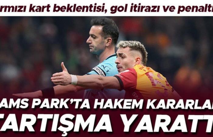 Décisions controversées dans le match Galatasaray – Trabzonspor ! Carton rouge, objection pour annulation de but et penalty…