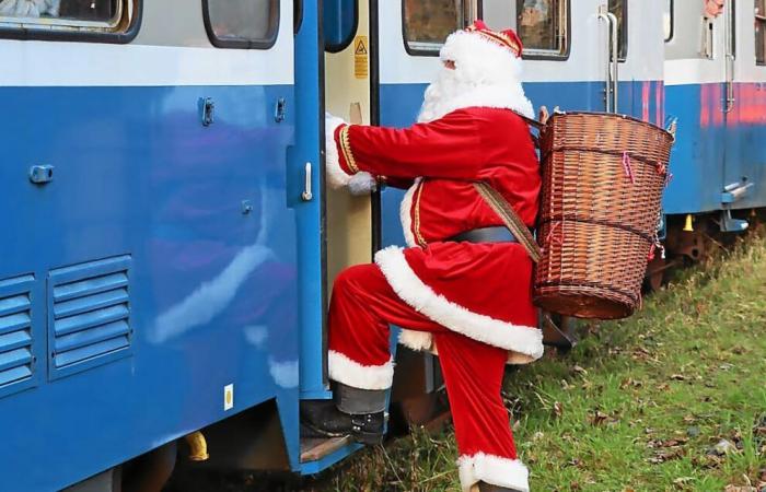 Quel succès pour les trains du Père Noël à Pontivy !