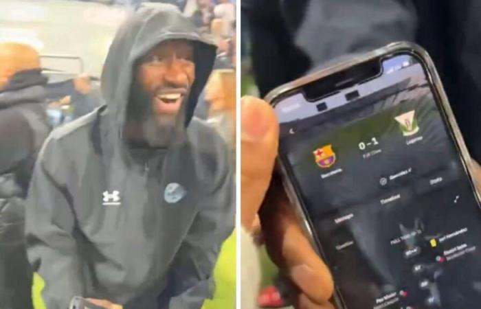 Ils surprennent Rüdiger en train de rire de la défaite de Barcelone contre Leganés