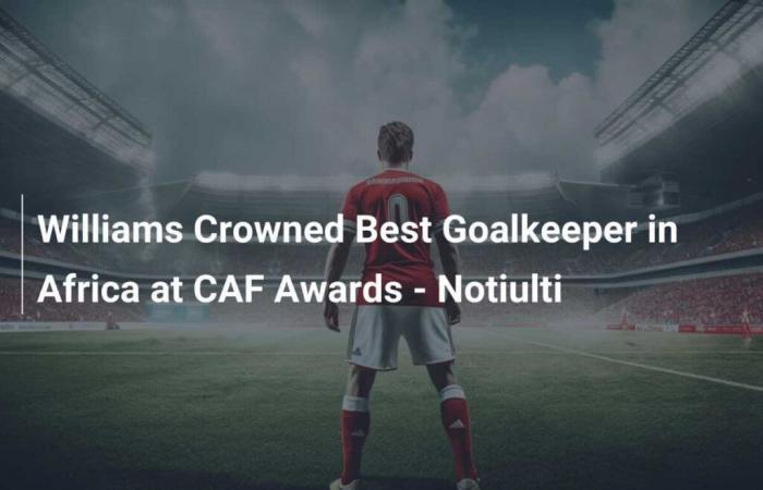 Williams sacré meilleur gardien d’Afrique aux CAF Awards – Notiulti