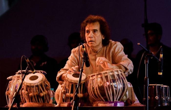 Décès du percussionniste indien Zakir Hussain