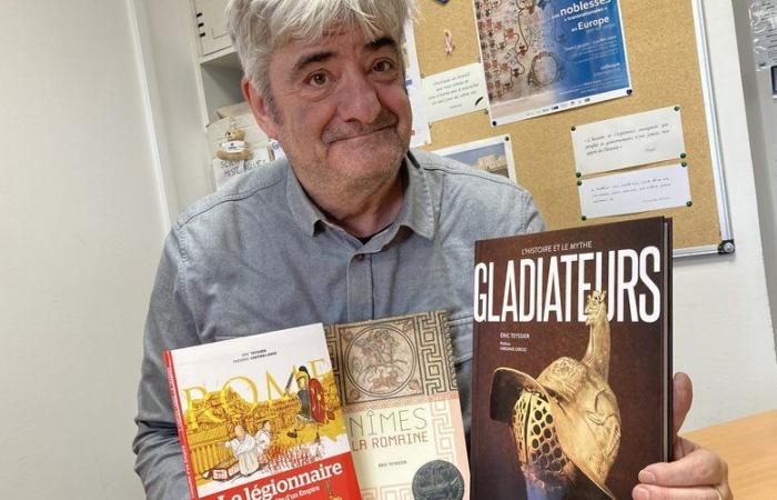 Avec Eric Teyssier, l’histoire de l’Antiquité romaine à travers les gladiateurs, les légionnaires et Nemausus