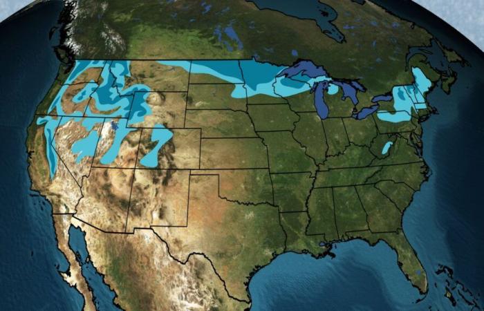 Prévisions de Noël blanc 2024 | Météo.com