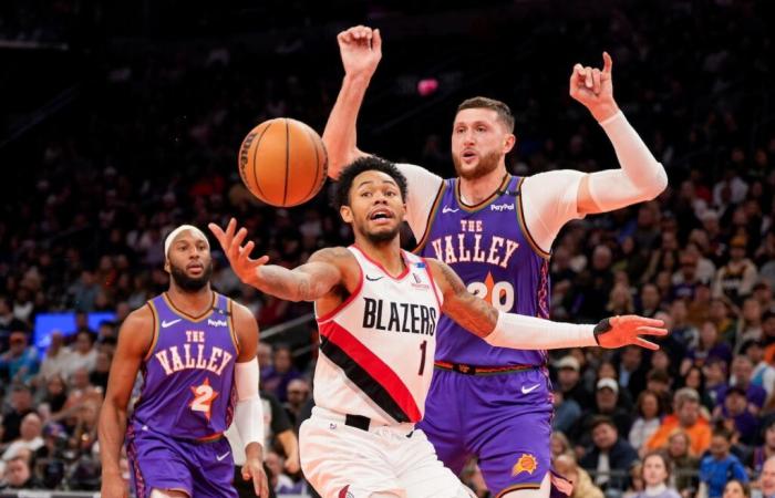 Les Trail Blazers échouent au 4e quart-- lors de la défaite contre les Suns