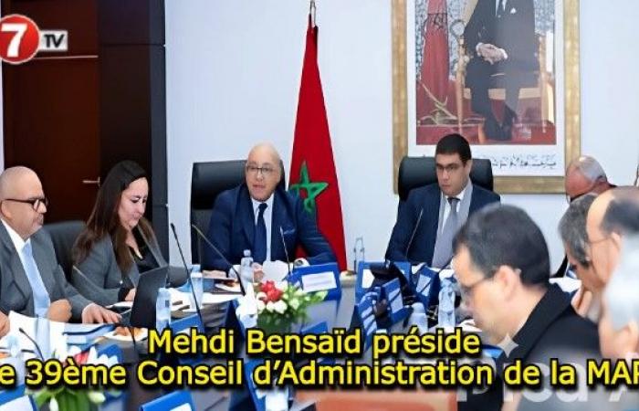 Mehdi Bensaïd préside le 39ème Conseil d’Administration de la MAP – Le7tv.ma