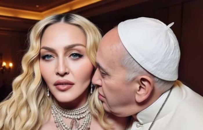 Madonna divise Internet en partageant de fausses photos de lingerie avec le pape