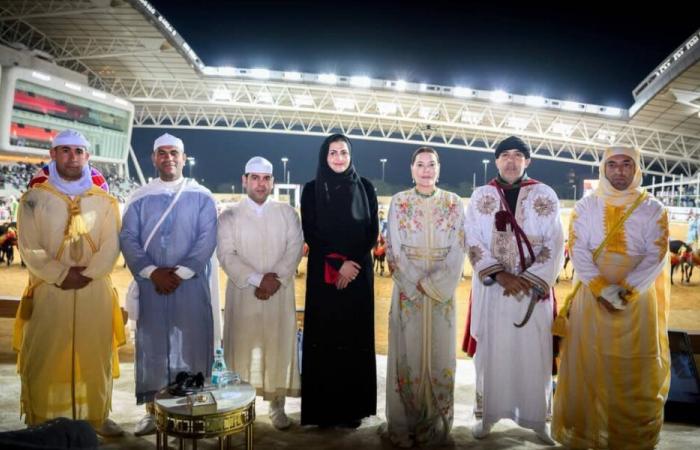 La princesse Lalla Hasnaa et Cheikha Sara Bint Hamad Al-Thani président le « Tbourida Show » à Doha