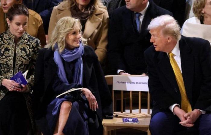 Donald Trump a profité de la réouverture de Notre-Dame pour promouvoir la vente de son nouveau parfum : Actualités