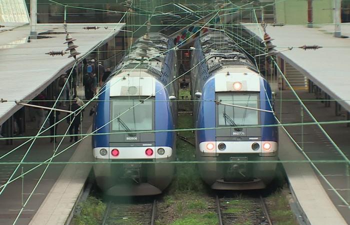 Les syndicats de la SNCF à Amiens protestent contre la privatisation des lignes TER