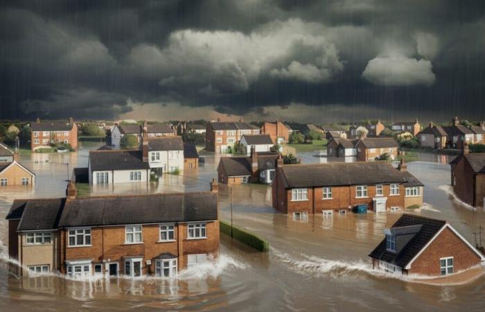 Un cinquième des propriétés en Angleterre menacées par les inondations