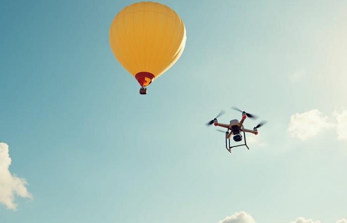 Drones et ballons – par Manfro