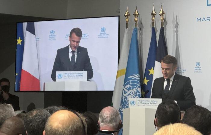 Emmanuel Macron à Lyon pour inaugurer le campus de l’OMS