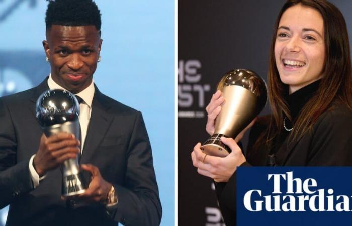 Vinícius Júnior et Aitana Bonmatí remportent le prix du meilleur joueur aux prix Fifa 2024