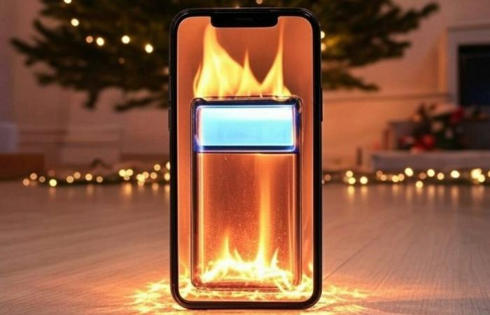 Attention aux risques d’incendie provoqués par les batteries placées sous l’arbre !