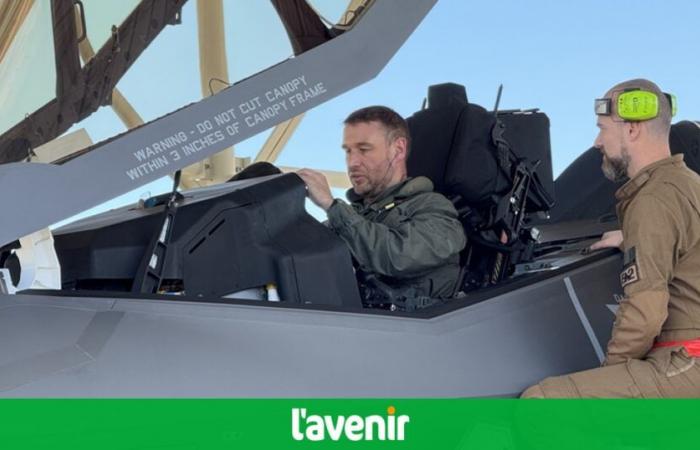 Un pilote de la base aérienne de Florennes aux commandes du premier vol d’un F-35 belge en Arizona