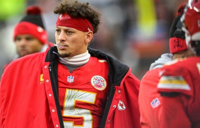 Patrick Mahomes a une entorse à la cheville et son cas est incertain pour le prochain match