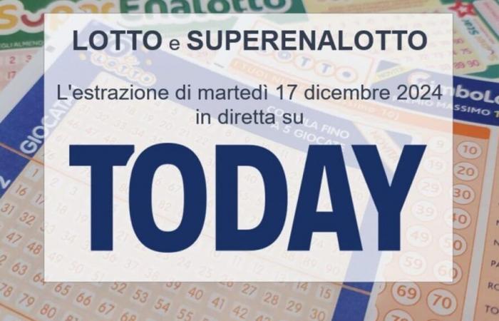 Tirages du Loto d’aujourd’hui et numéros du SuperEnalotto du mardi 17 décembre 2024