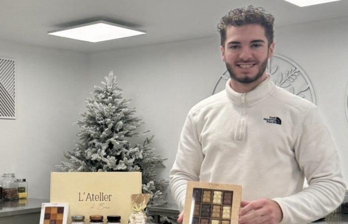 Il a créé sa propre marque de chocolats et délices cacaotés près de Saint-Brieuc