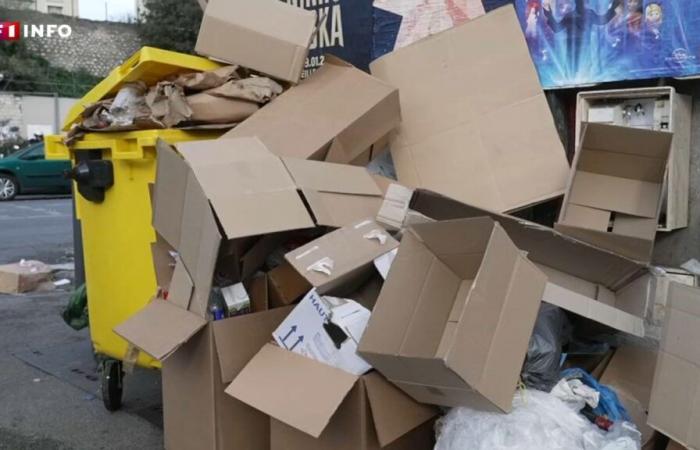 la colère monte contre ceux qui empilent leurs cartons sur les trottoirs