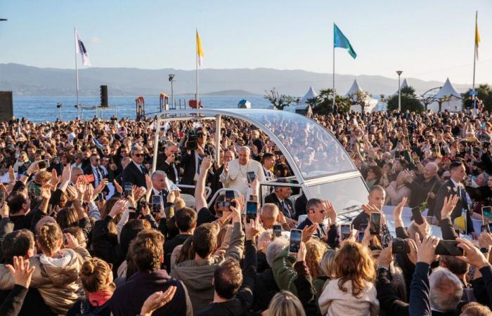 et le pape est venu en Corse