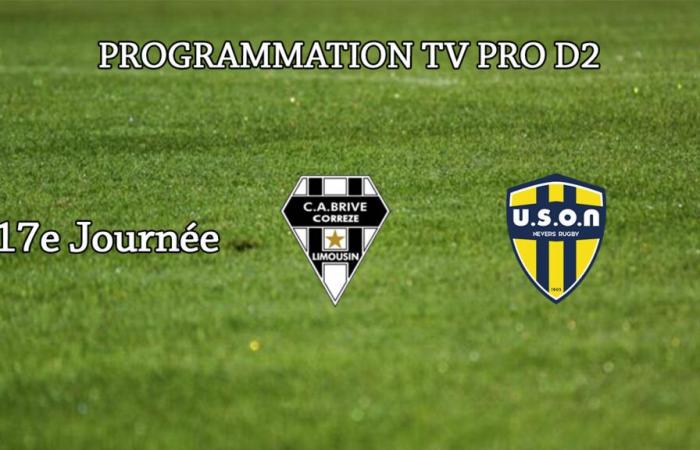 La programmation TV des J17 de la Pro D2