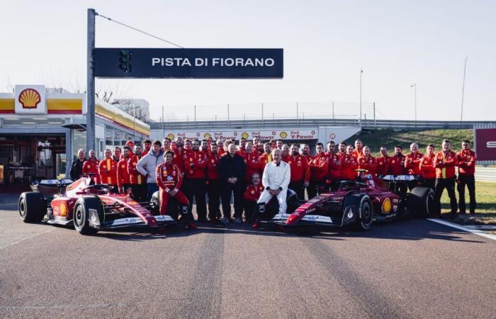 La Scuderia Ferrari offre une balade d’adieu à la famille Sainz