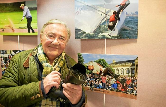 Au studio photo André de Morlaix, Michel Quérou expose l’art de capturer l’instant présent