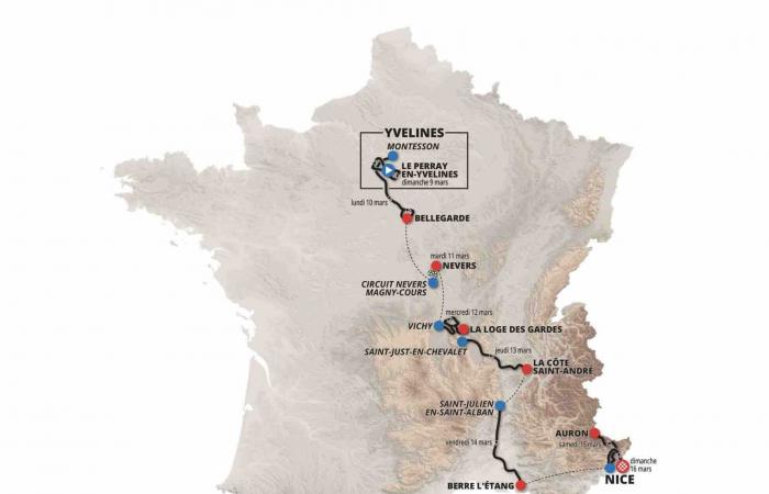 quel parcours pour Paris-Nice 2025 ?