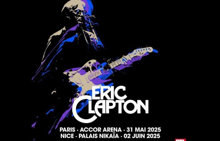 Eric Clapton revient en France en 2025