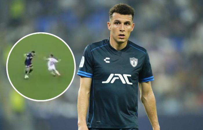 Oussama Idrissi a humilié Lucas Vázquez avec un dribble qui l’a fait chuter lors de la finale entre Pachuca et le Real Madrid