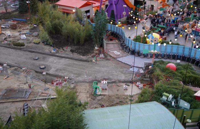 Les jardins Toy Story Playland prennent doucement forme au Parc Walt Disney Studios