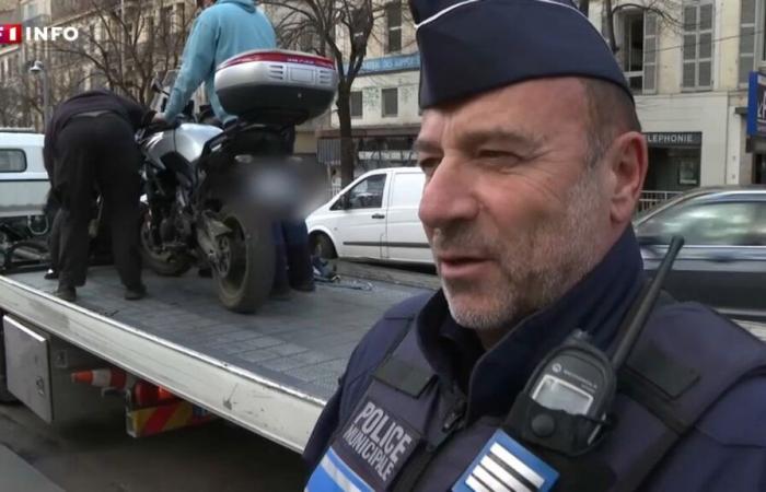 à Marseille, la guerre contre le stationnement illégal des deux-roues est lancée