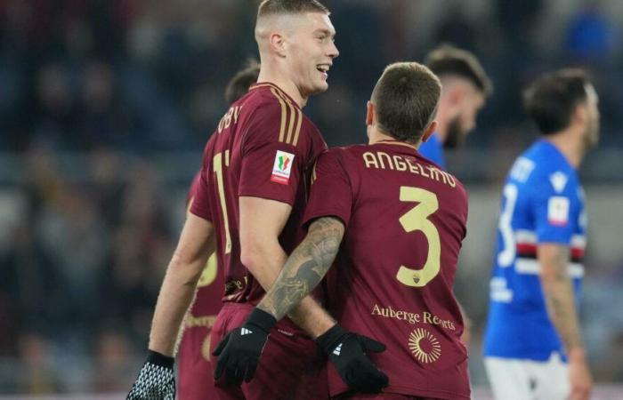 Roma-Sampdoria, le bulletin : Dovbyk rompt son jeûne. Baldanzi-Soulé : signes de réveil