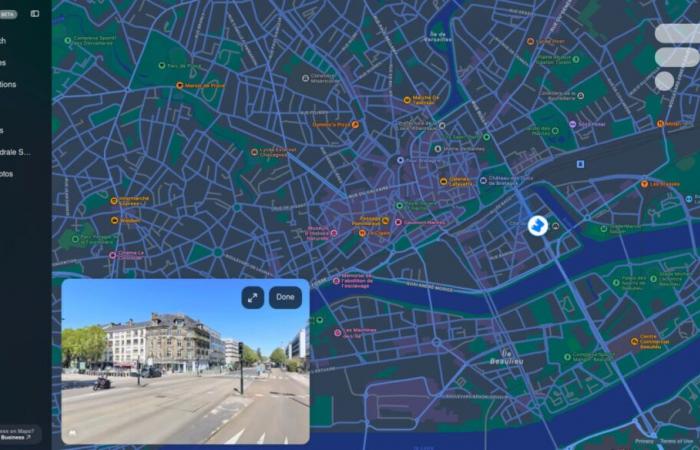 Apple Map sur le Web gagne enfin en pertinence avec sa propre version de Street View